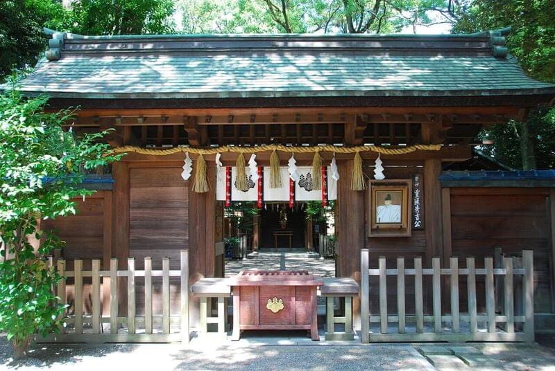 豊臣秀吉の誕生の碑がある 名古屋市中村区の豊国神社 武将愛